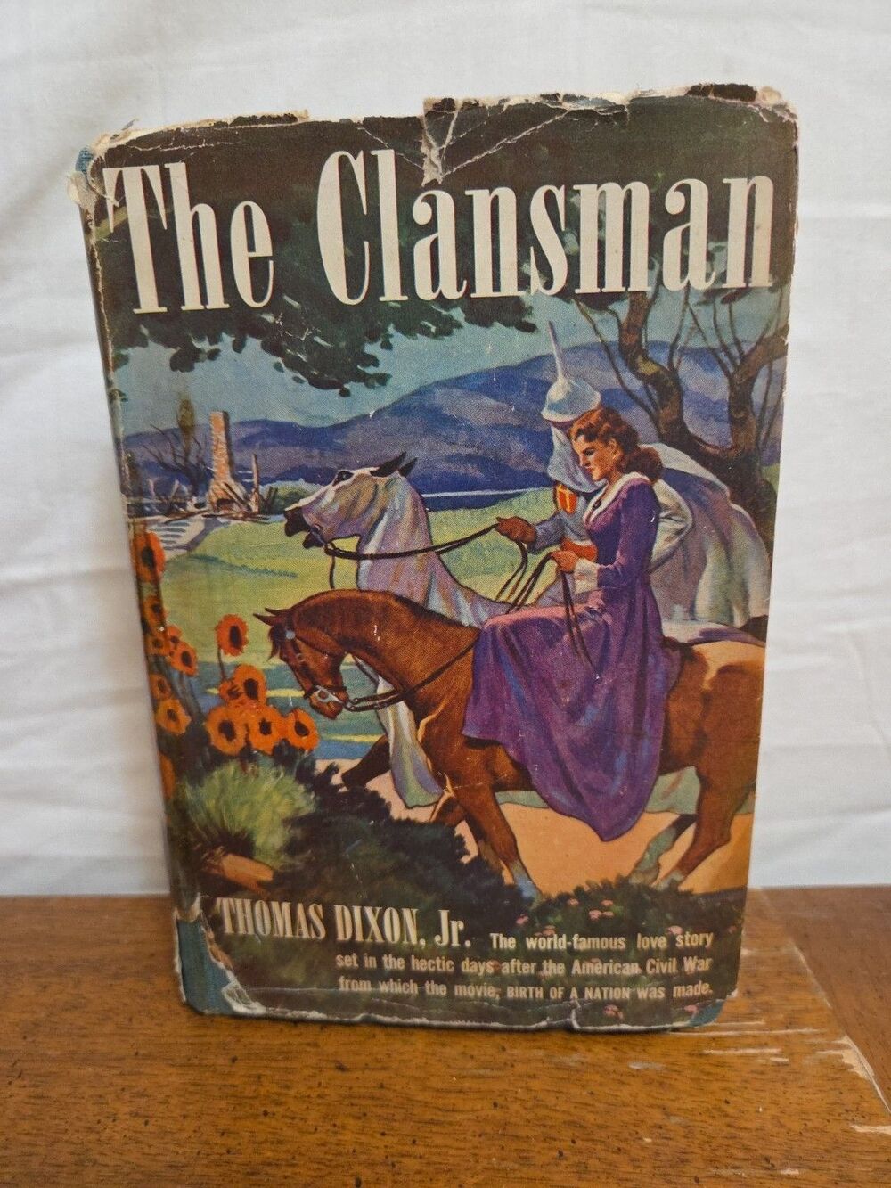Thomas Dixon Jr The Clansman published by Triangle Books 1941 HB with DJ rare
